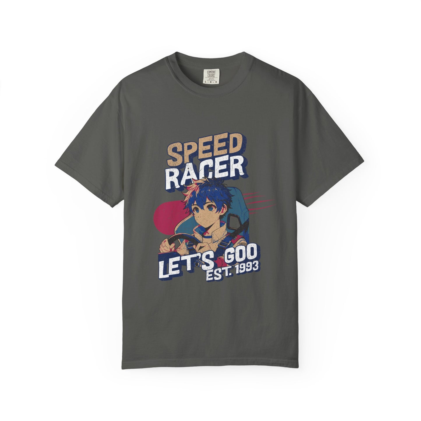 Speed Racer Anime Graphic T-Shirt — "Let's Goo" Vintage Racing Tee