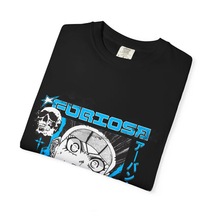 Anime Graphic T-Shirt — 'FURIOSA' Cyberpunk Manga Design