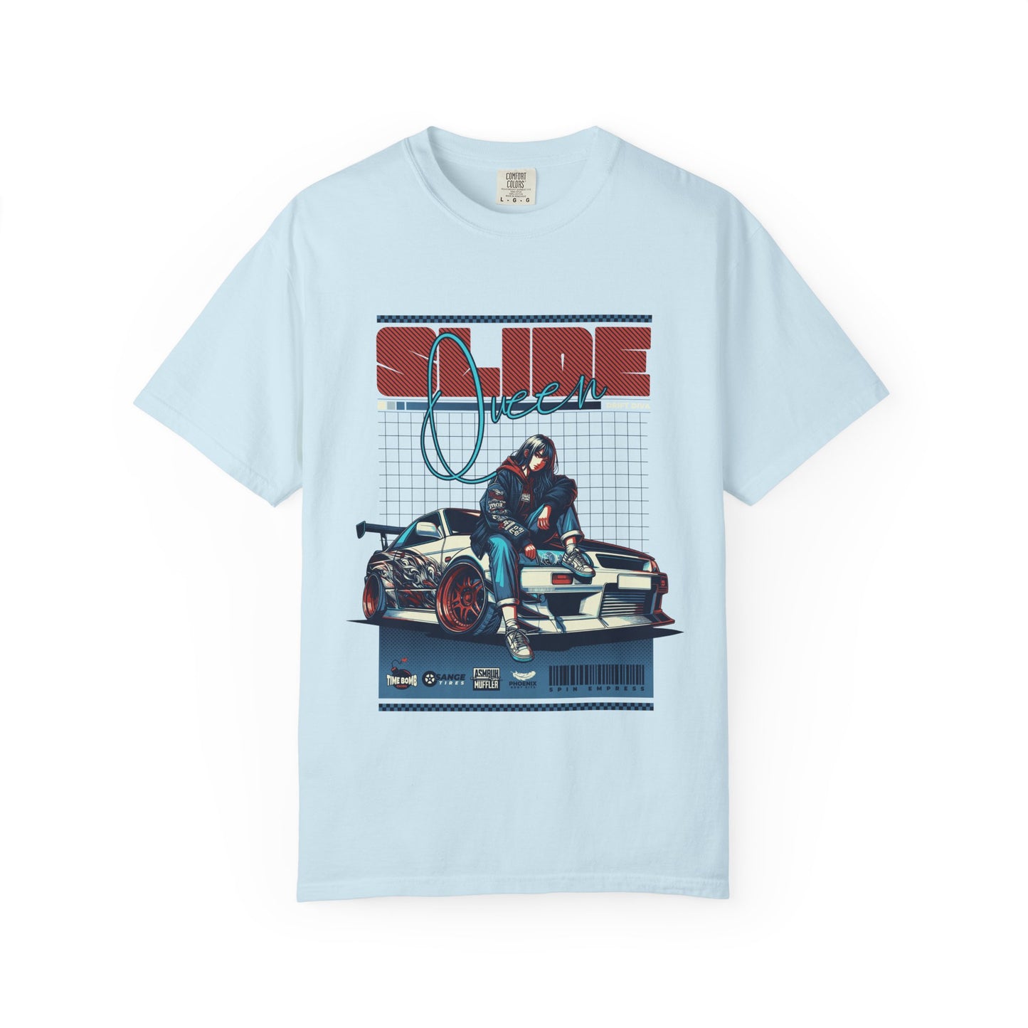 Drift Racer Graphic Tee — “SLIDE” Street Racing T‑Shirt