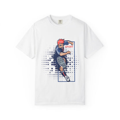 Skateboarder Action T-Shirt — Retro Sport Graphic Tee