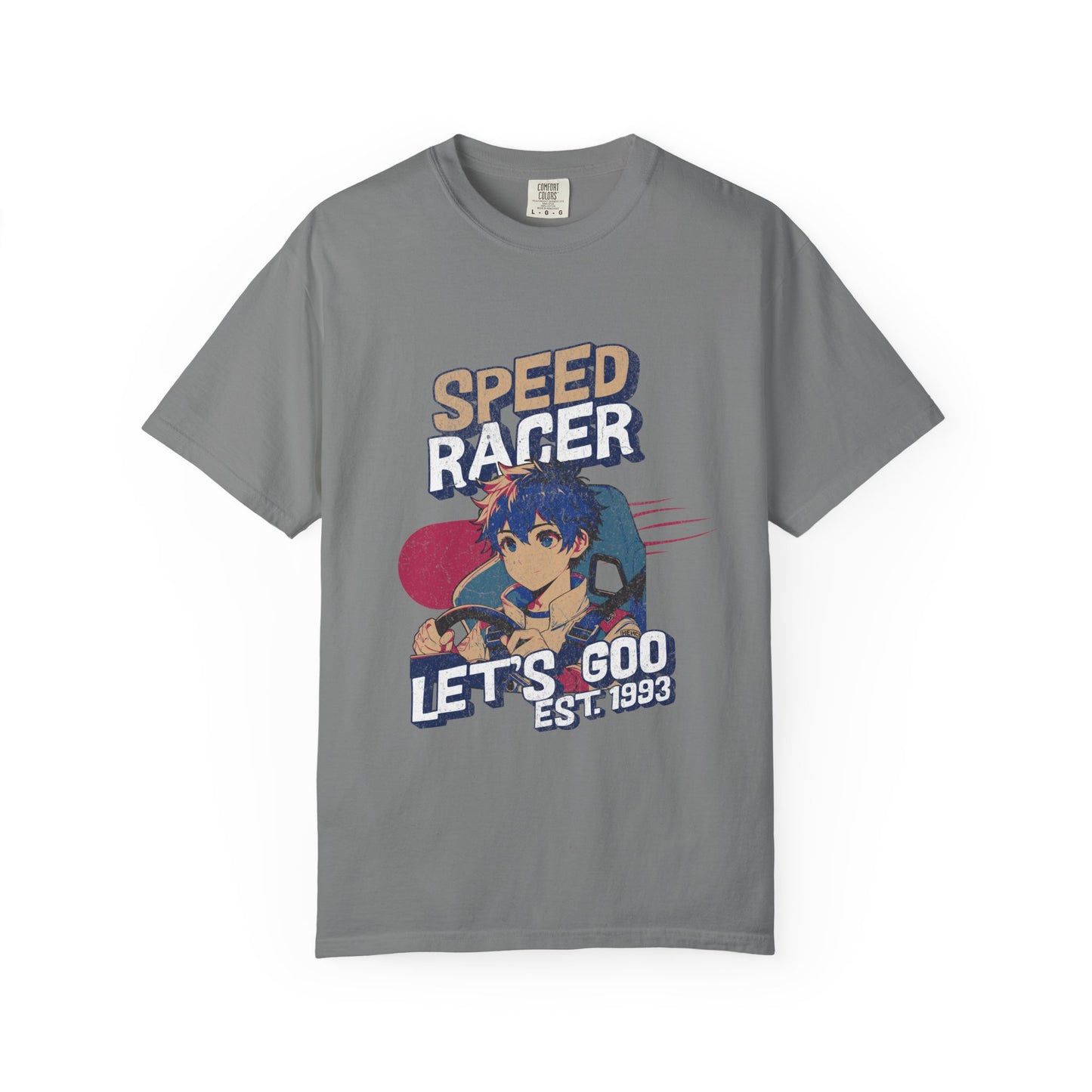 Speed Racer Anime Graphic T-Shirt — "Let's Goo" Vintage Racing Tee