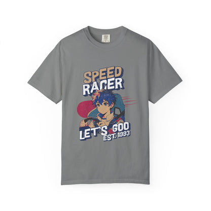 Speed Racer Anime Graphic T-Shirt — "Let's Goo" Vintage Racing Tee