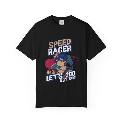 Speed Racer Anime Graphic T-Shirt — "Let's Goo" Vintage Racing Tee