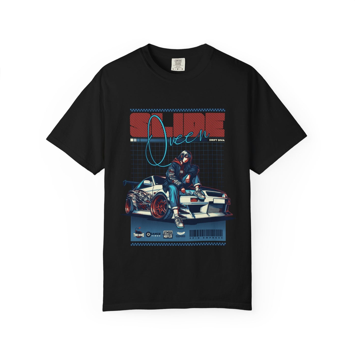 Drift Racer Graphic Tee — “SLIDE” Street Racing T‑Shirt