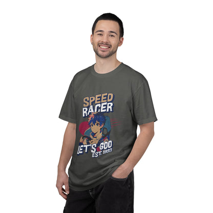Speed Racer Anime Graphic T-Shirt — "Let's Goo" Vintage Racing Tee