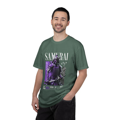 Samurai Graphic T-Shirt — Vintage Armor Design with 'SAMURAI' Text