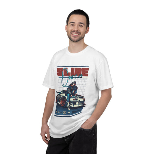 Drift Racer Graphic Tee — “SLIDE” Street Racing T‑Shirt