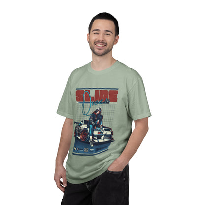 Drift Racer Graphic Tee — “SLIDE” Street Racing T‑Shirt