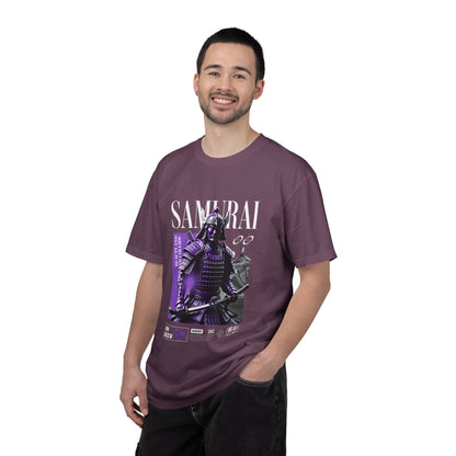 Samurai Graphic T-Shirt — Vintage Armor Design with 'SAMURAI' Text