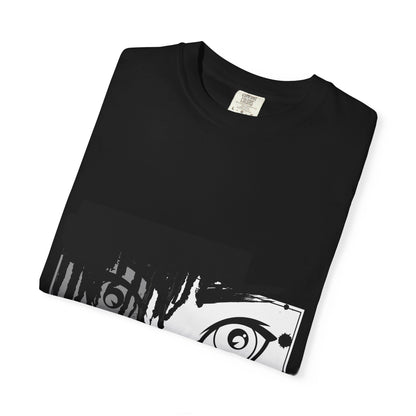 Anime Eye Graphic T-Shirt — Noir Drip Eyes Design