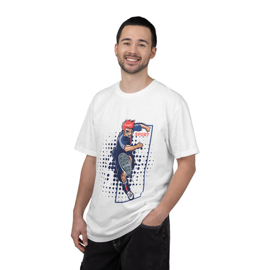 Skateboarder Action T-Shirt — Retro Sport Graphic Tee